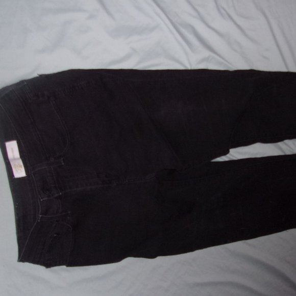 🌟 Levis  size 10 LONG TALL womens black jeans pants ten ladies stretch - Picture 3 of 6
